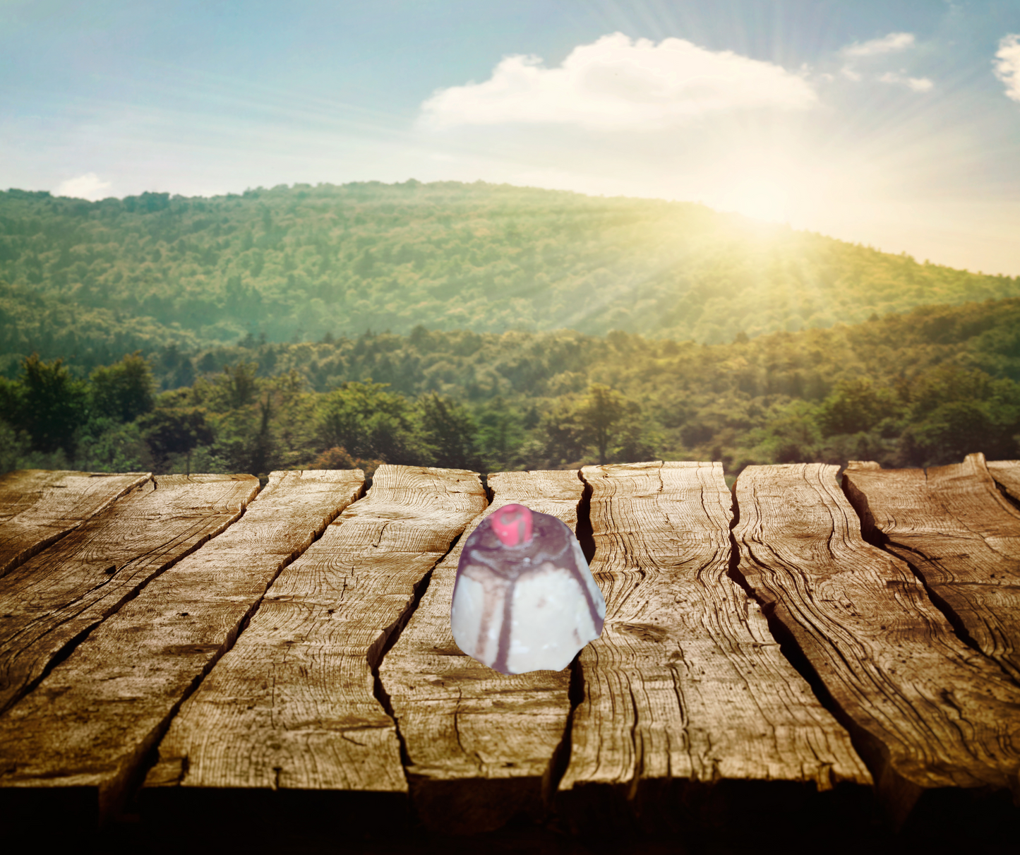 Bombe de bain chocolat aux cerises