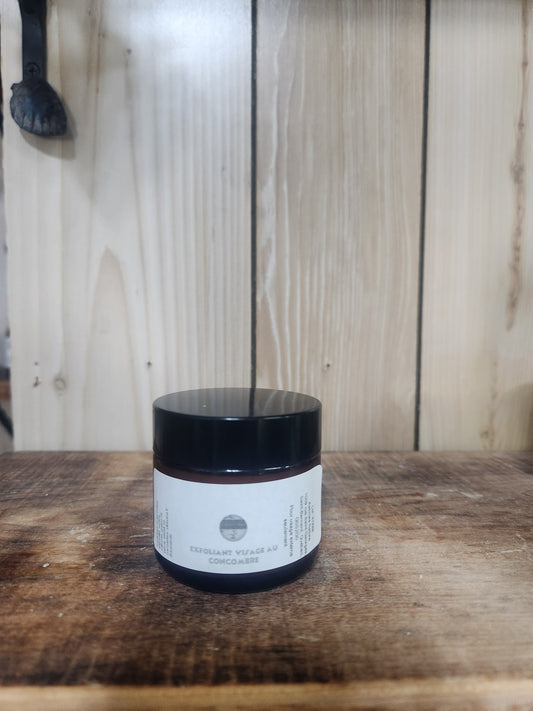 Gommage, exfoliant visage au concombre