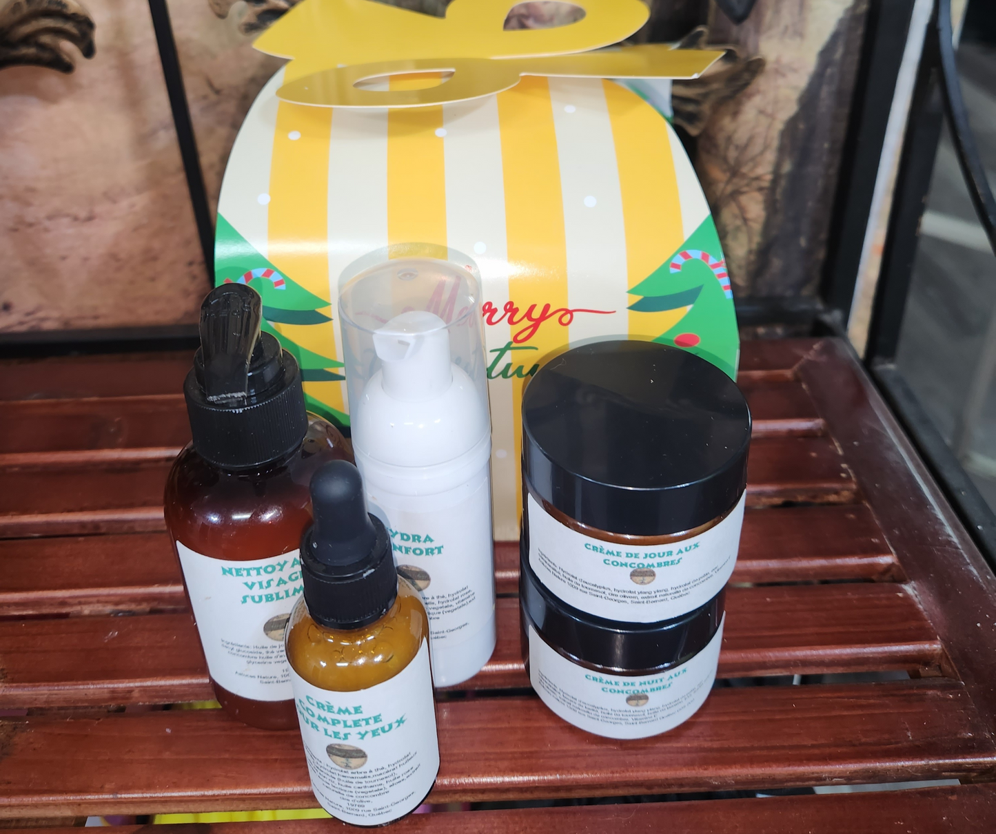 Coffret cadeau le meilleur pour ta peau à base de concombre