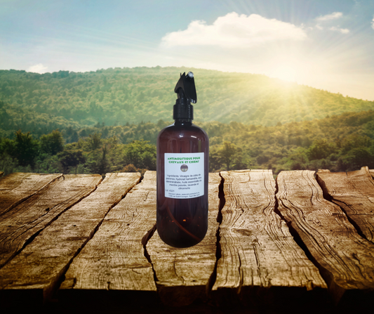 Antimoustique pour chevaux et chien