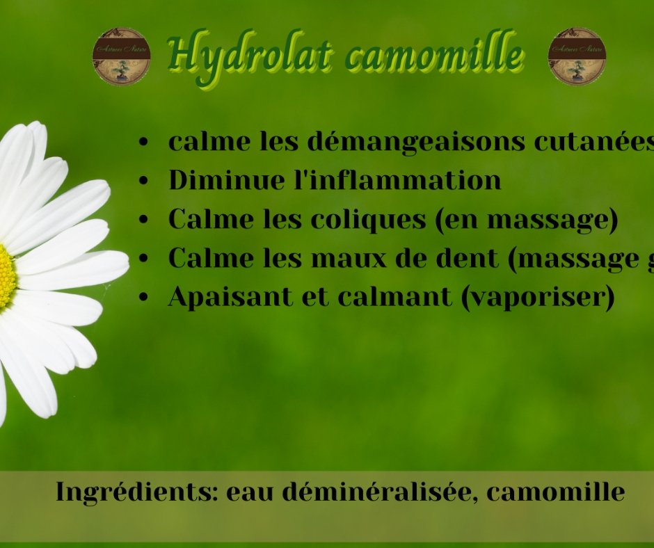 Hydrolat de camomille