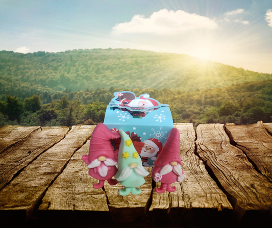 Savons gnomes de Noël (sans huile de coco)