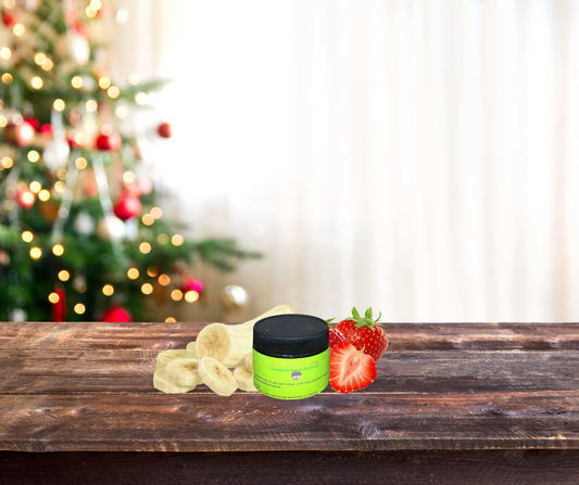 Gommage pour les lèvres fraises et banane